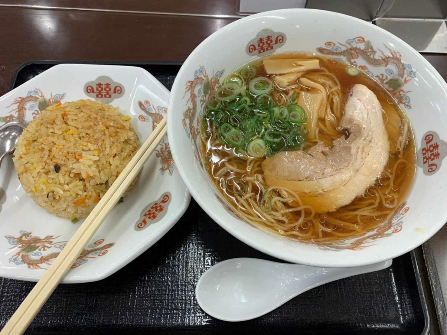 チャーハンとラーメン