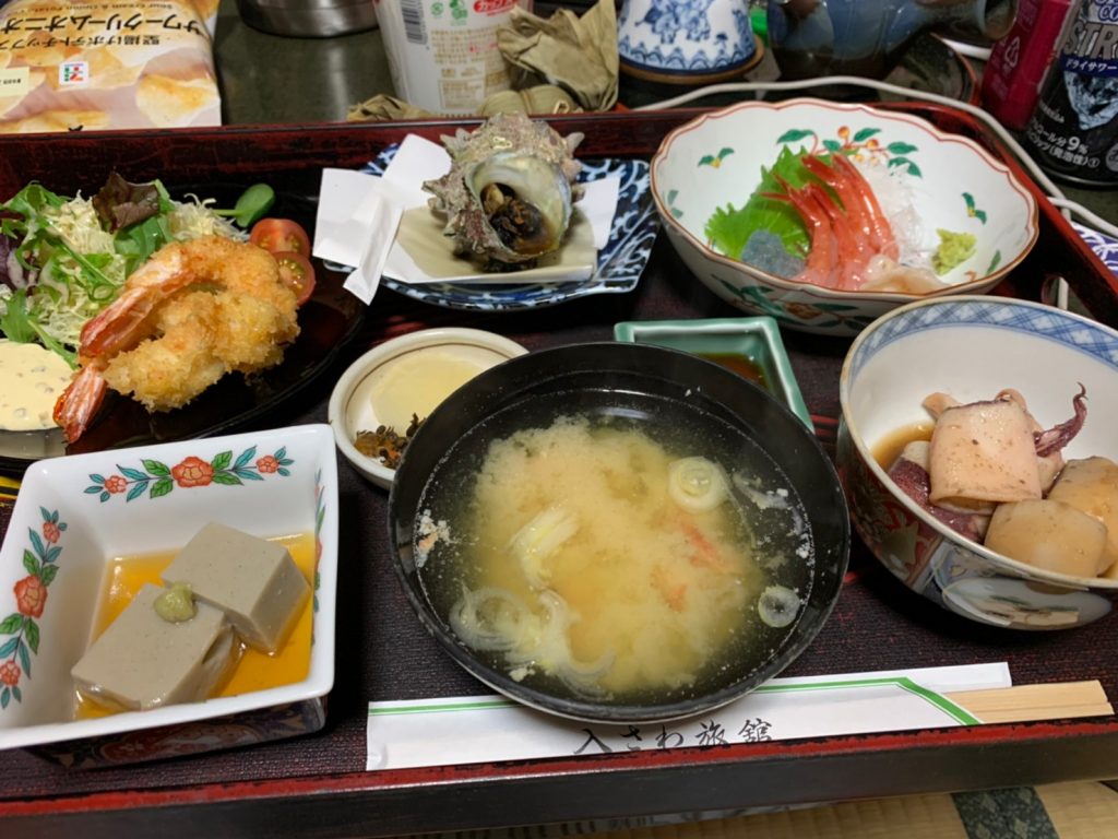 入沢旅館二日目夕食